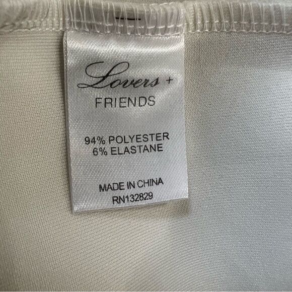 Lovers + Friends Stella Ivory Laser Cut Dress -- L - Picture 16 of 16